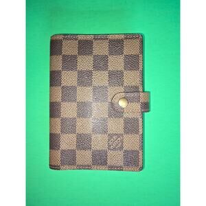 LOUIS VUITTON Agenda/Passport Holder/Planner Damier Ebene  CA0030